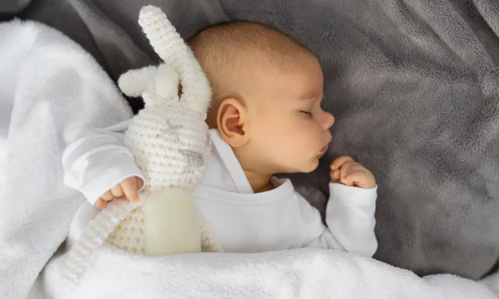 When Can Babies Sleep with Stuffed Animals photo