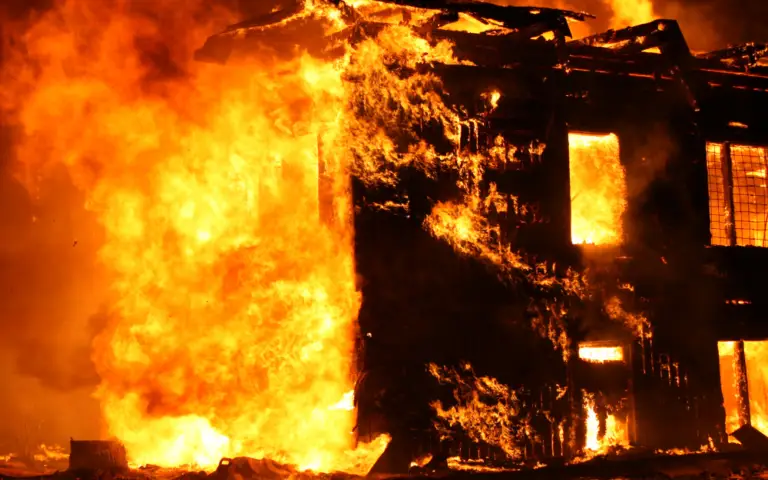 Biblical Dream Meaning of Burning House photo